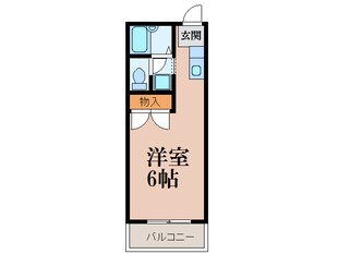 ミノタハイツ上条　Ⅰ、Ⅱの物件間取画像